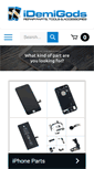 Mobile Screenshot of idemigods.com